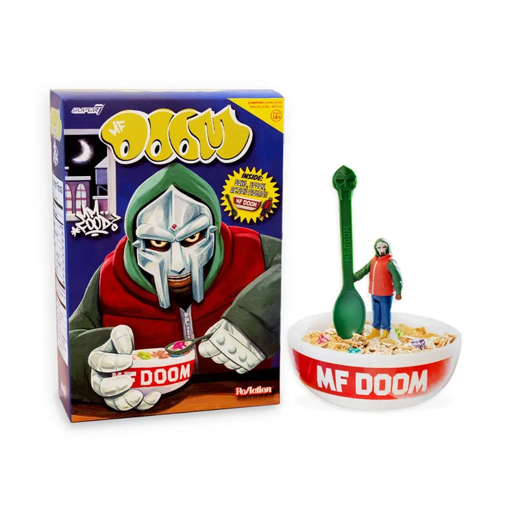 MF Doom 3.75' ReAction Figure with Bowl and Spoon