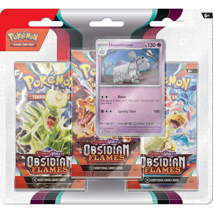 Pokemon TCG: Scarlet & Violet - Obsidian Flames Booster 3-Pack