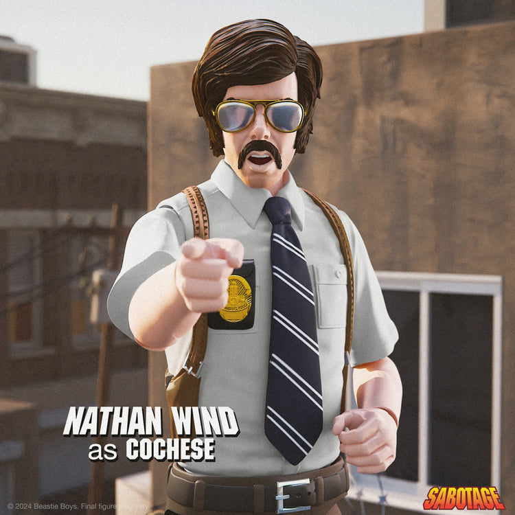 Nathan Wind (Beasties Boys: Sabotage) Super7 Ultimates 7' Figure