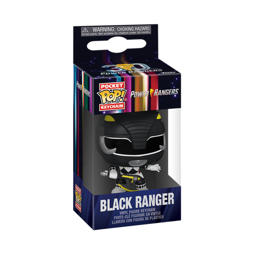 Black Ranger (30th Anniversary - Mighty Morphin Power Rangers) Pocket Pop! Keychain