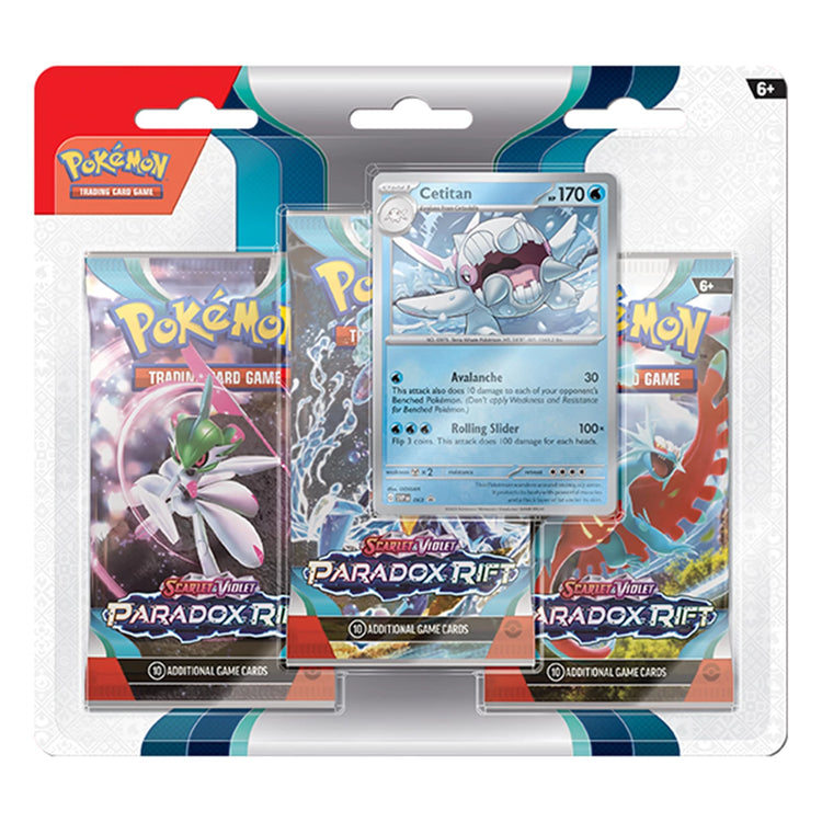 Pokémon TCG: Scarlet & Violet Paradox Rift - 3-Pack Blister