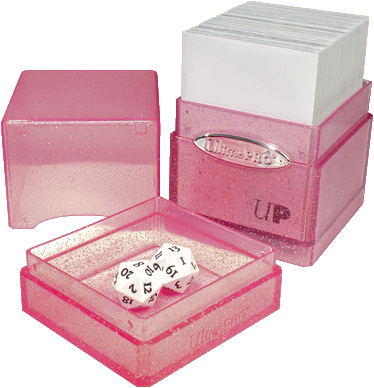 Ultra Pro: Satin Tower Deck Box - Glitter Pink
