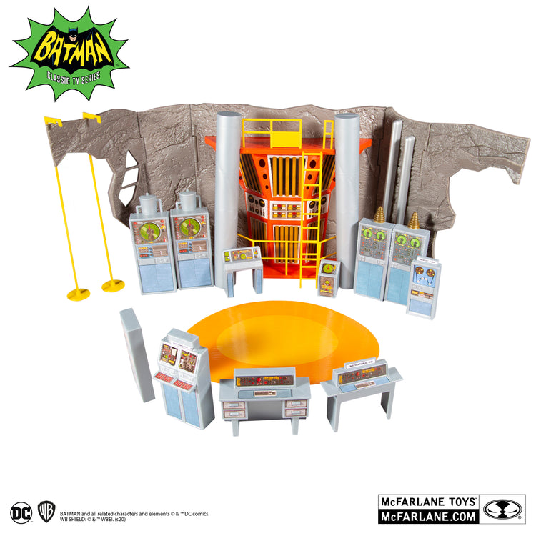 The Batcave (Batman Classic TV Series) DC Retro 6" Scale Playset