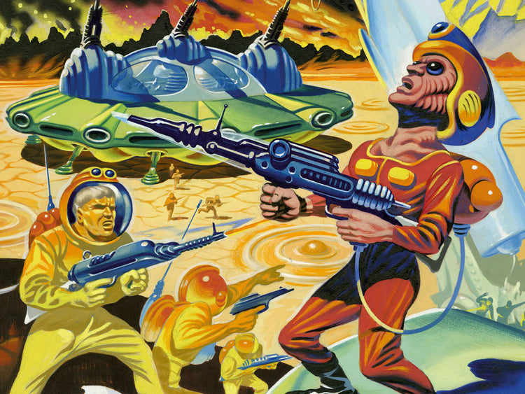 Rayguns and Rocketships: Vintage Science Fiction Book Cover Art