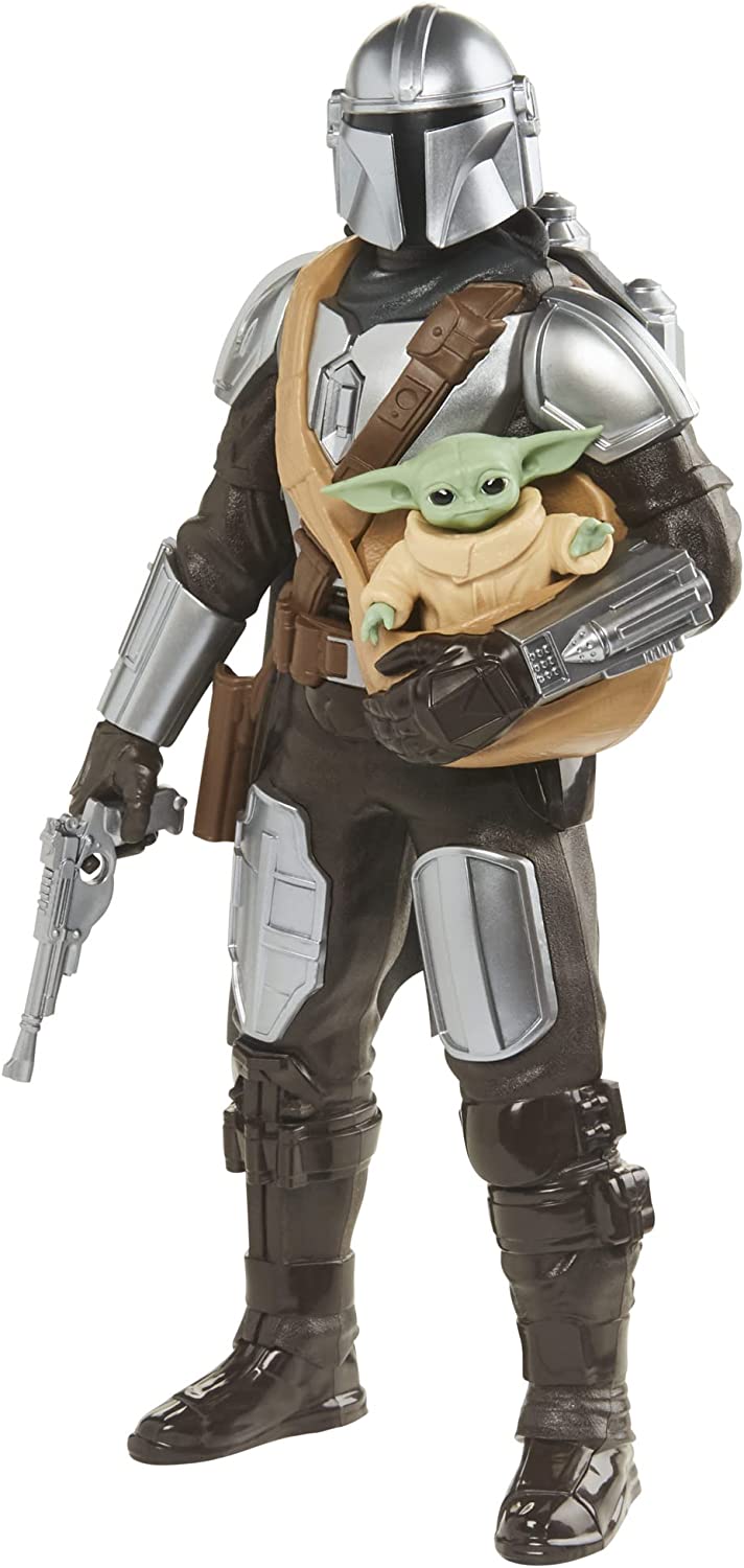 Star Wars Galactic Action: The Mandalorian & Grogu Interactive Electronic 12' Action Figure