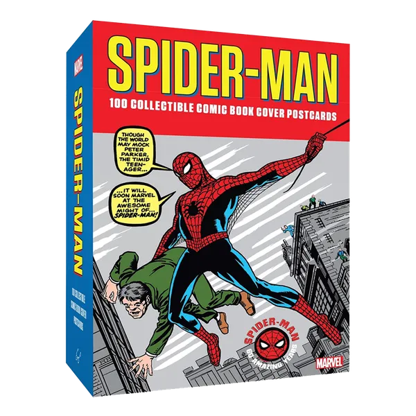 Spider-Man 100 Collectible Comic Book Cover Postcards