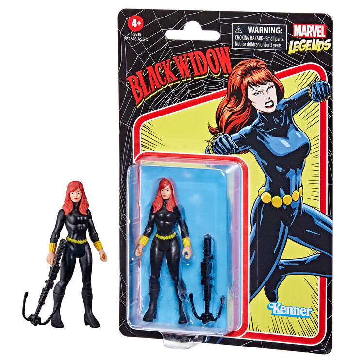 Black Widow Marvel Legends Retro Collection 3.75" Figure