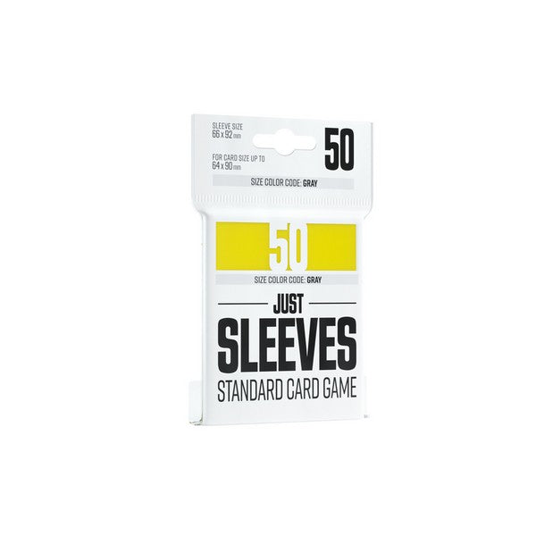 Gamegenic Just Sleeves: Standard Card Game Size - Yellow (50)
