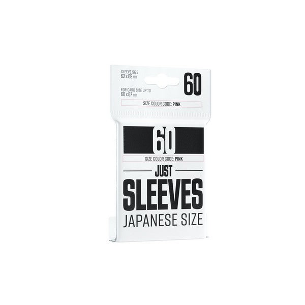 Gamegenic Just Sleeves: Japanese Size - Black (60)