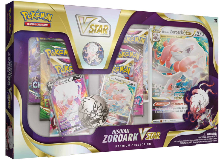 Pokémon TCG: Hisuian Zoroark VSTAR Premium Collection