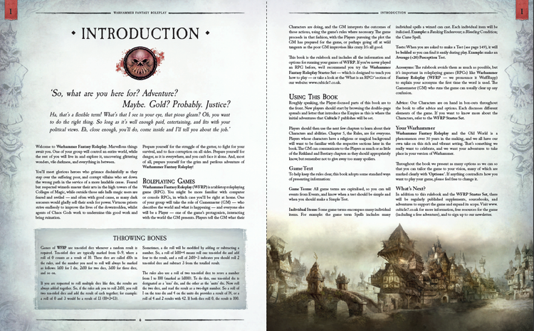 Warhammer Fantasy Roleplay Rulebook