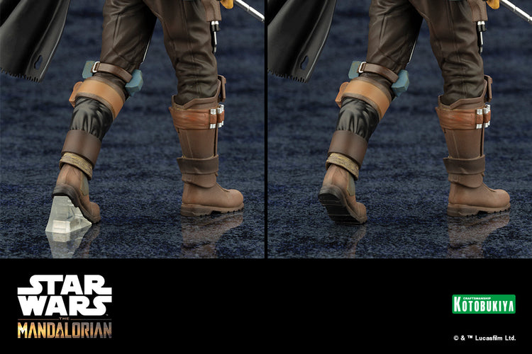 Star Wars: The Mandalorian: Mandalorian & Grogu with Beskar Staff ArtFX+ Statue