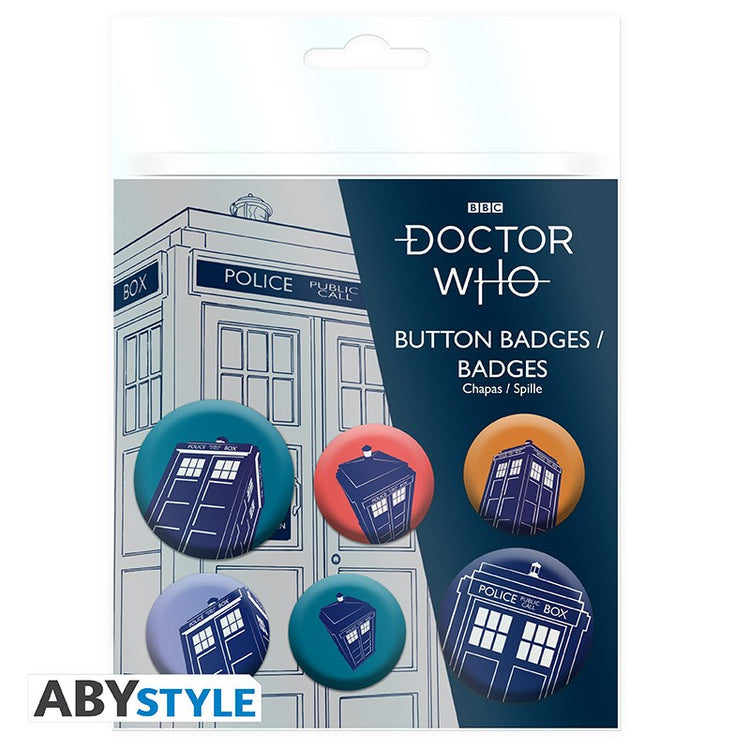 Doctor Who: TARDIS Badge Pack