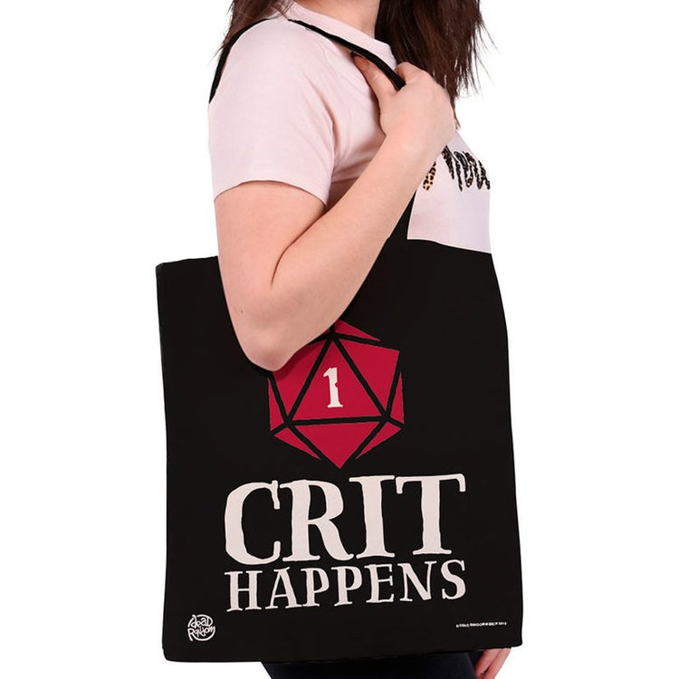 Dungeons & Dragons: Crit Happens Tote Bag