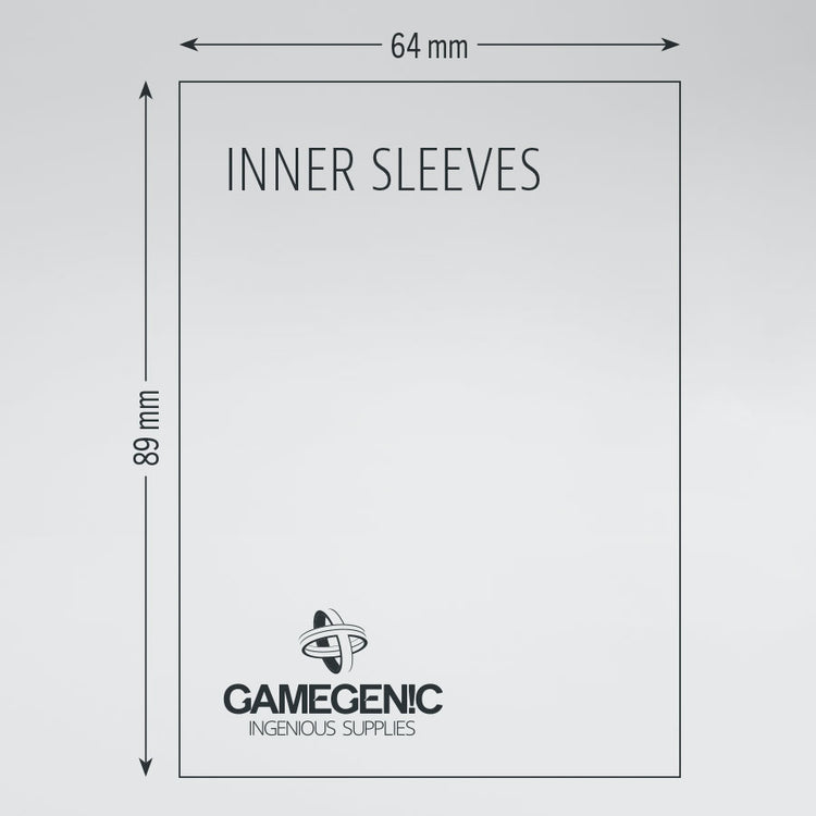 Gamegenic Inner Sleeves - Standard Size (100)