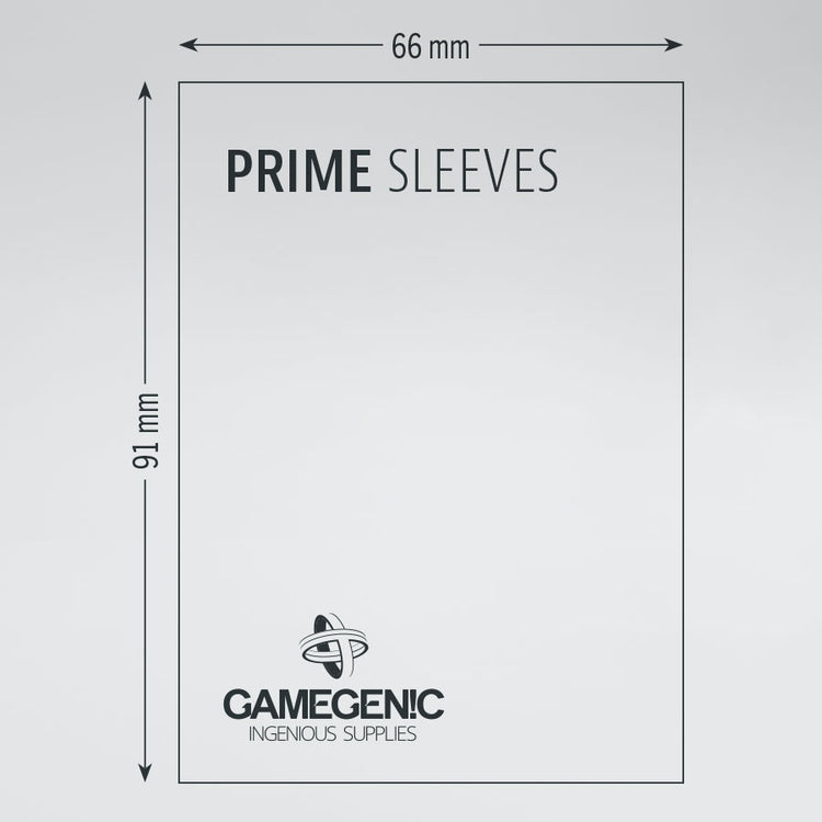 Gamegenic Prime Double Sleeving Pack - Standard Size - Black (100)