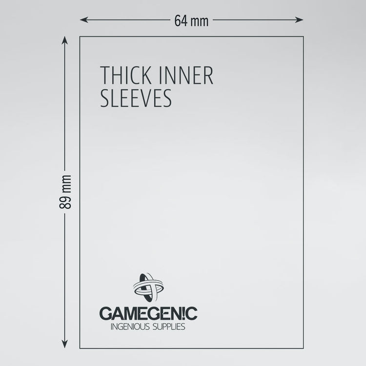 Gamegenic Thick Inner Sleeves - Standard Size (50)
