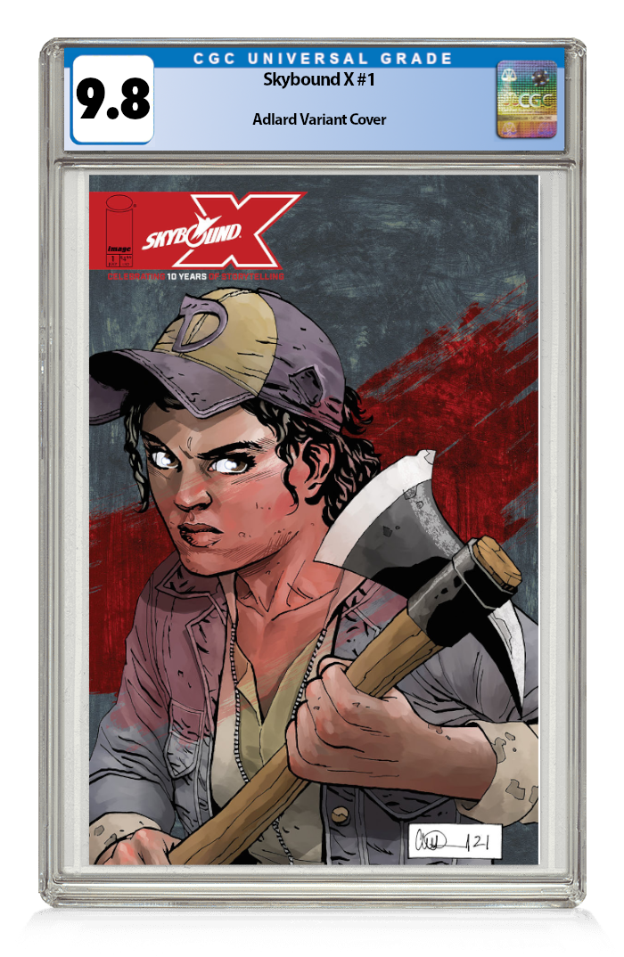 Skybound X #1 Adlard Variant Cover CGC 9.8