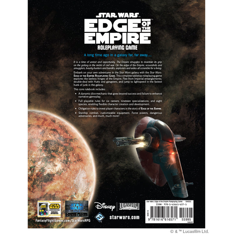 Star Wars RPG: Edge of the Empire Core Rulebook