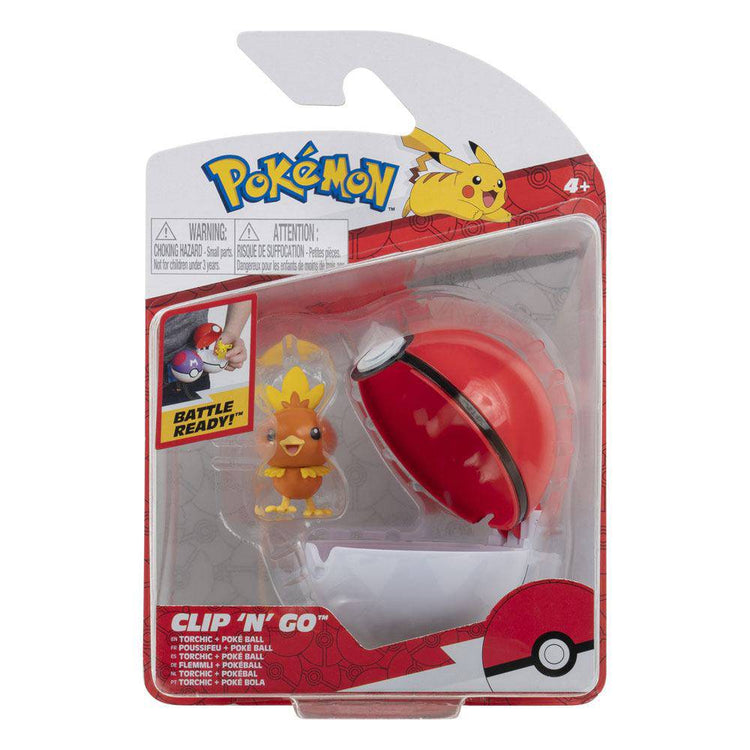 Pokémon Clip 'n' Go Poké Ball & Figure: Torchic