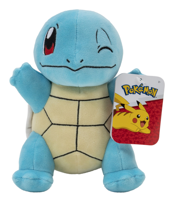 Pokémon 8' Plush: Squirtle (Winking)