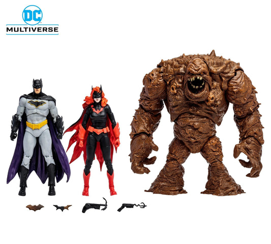 Clayface, Batwoman, Batman (3-Pack) DC Multiverse 7" Figure Set