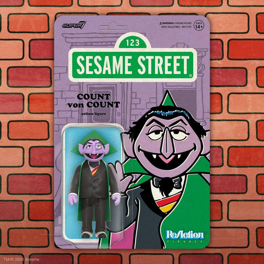 Count Von Count (Sesame Street) 3.75' ReAction Figure