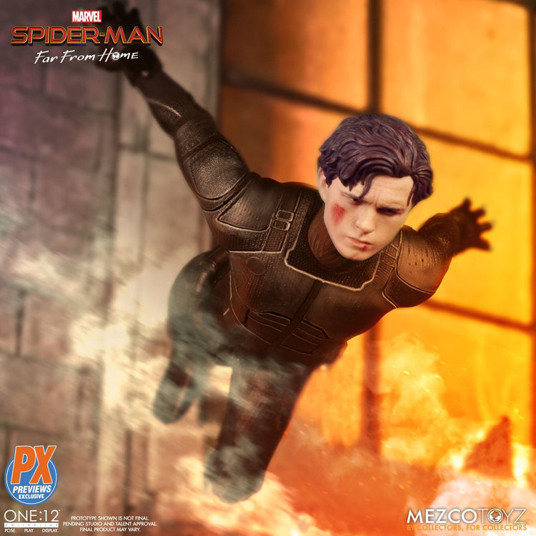 Spider-Man: Stealth Suit (Far From Home) Mezco One:12 Collective Figure