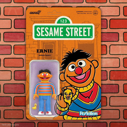 Ernie (Sesame Street) 3.75' ReAction Figure