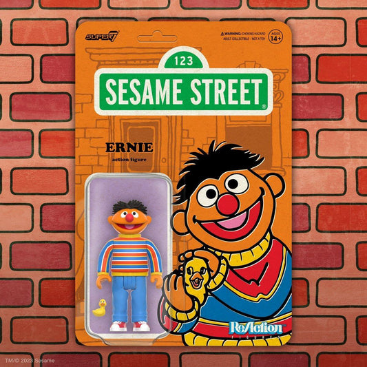 Ernie (Sesame Street) 3.75" ReAction Figure