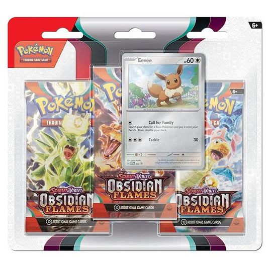 Pokemon TCG: Scarlet & Violet - Obsidian Flames Booster 3-Pack