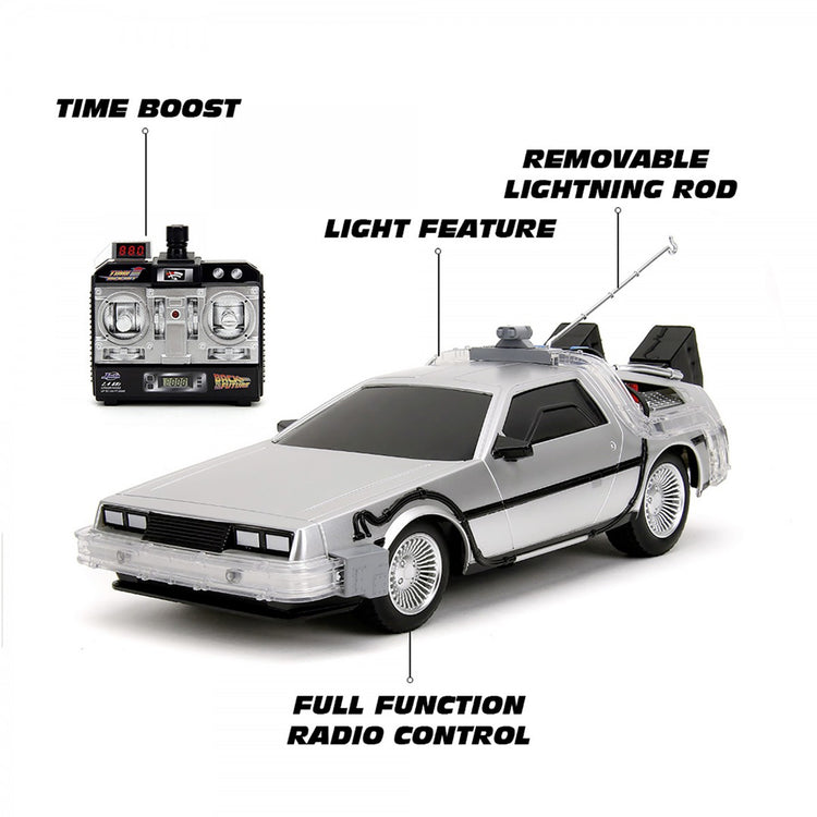 Back to The Future 1:16 Time Machine Remote Control Car