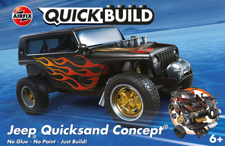 Jeep Quicksand Concept (Airfix Quickbuild Model Kit)