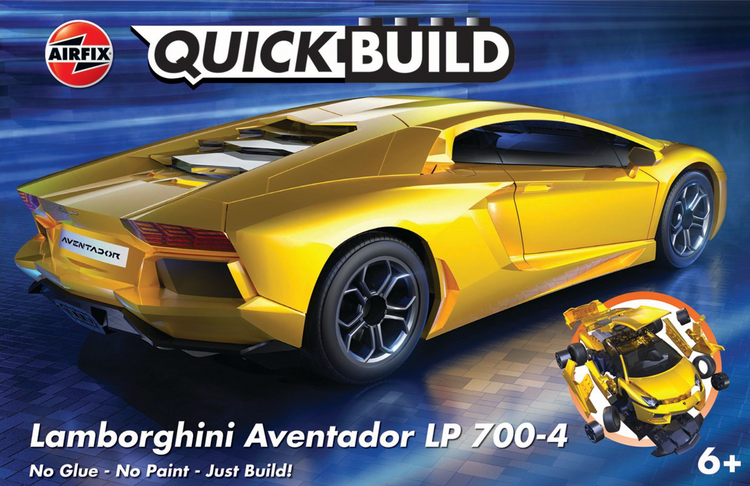 Lamborghini Aventador (Airfix Quickbuild Model Kit)