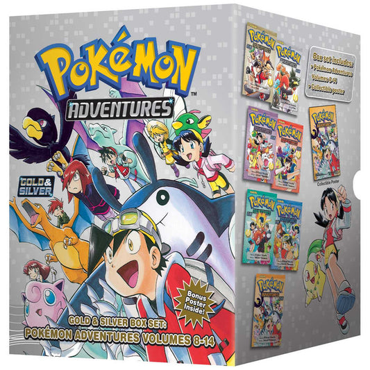 Pokémon Adventures (Gold and Silver) Box Set Vol. 8-14
