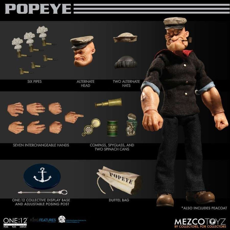 Popeye Mezco One:12 Collective Figure