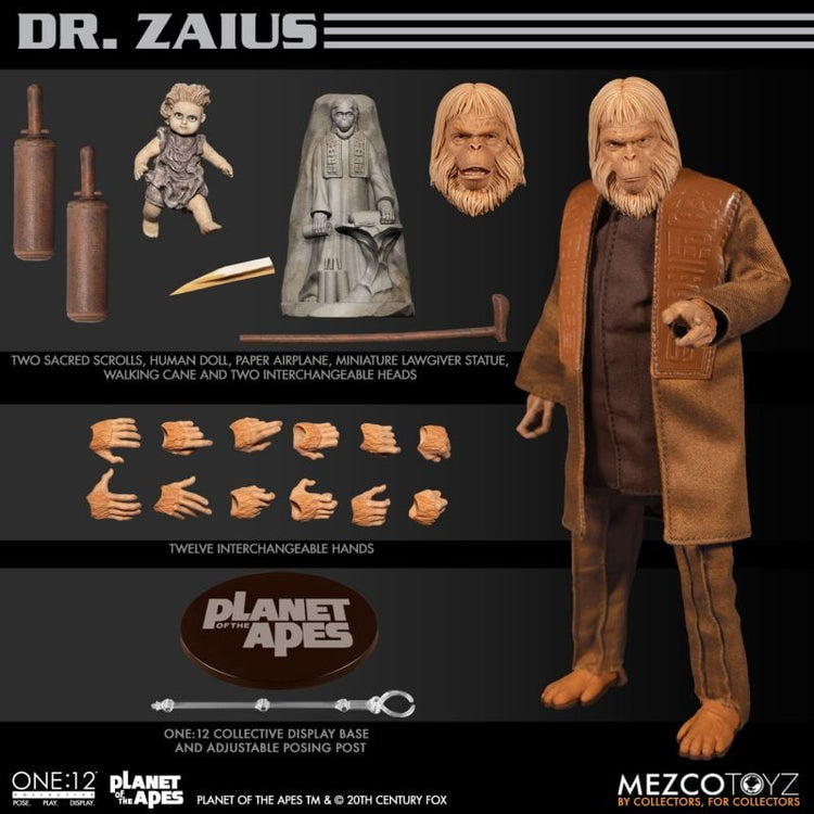 Dr Zaius (Planet of the Apes) Mezco One:12 Collective Figure