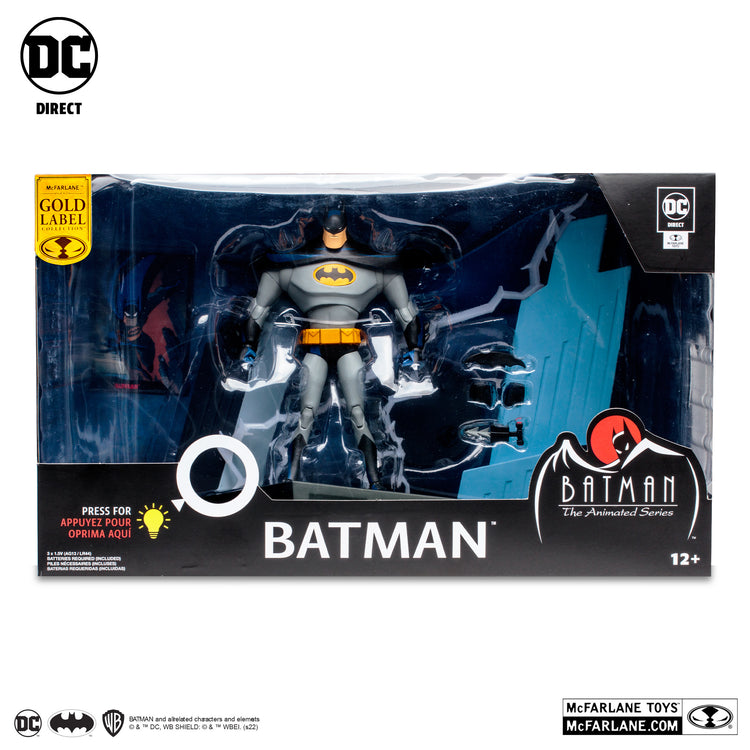 Batman (Batman: The Animated Series 30th Anniversary) DC Multiverse Gold Label 7" Action Figure