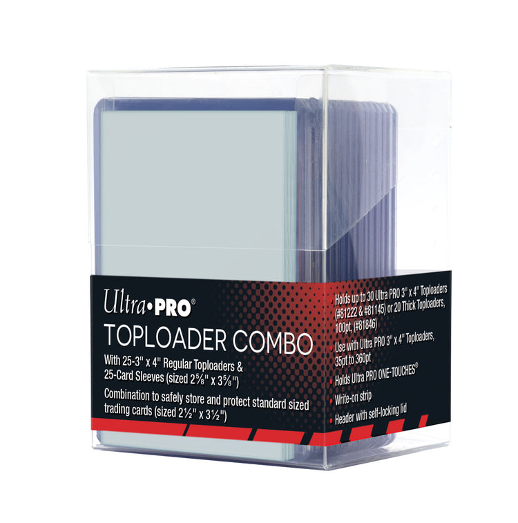 Ultra Pro Card Toploader & Storage Box Combo Pack