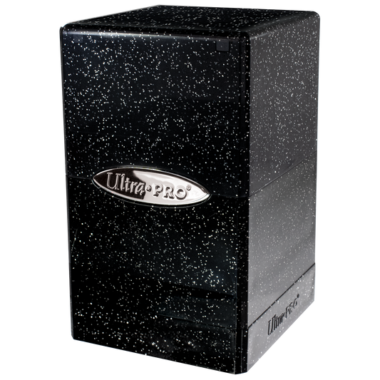 Ultra Pro Glitter Black Satin Tower Deck Box