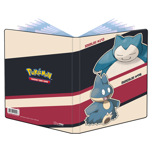 Ultra Pro Pokémon Snorlax and Munchlax 4-Pocket Portfolio