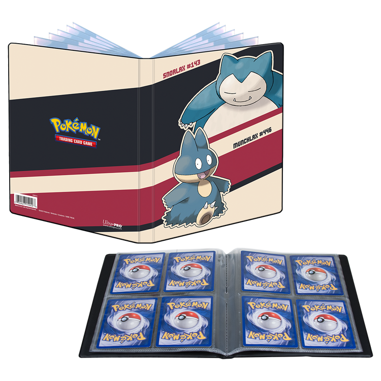 Ultra Pro Pokémon Snorlax and Munchlax 4-Pocket Portfolio