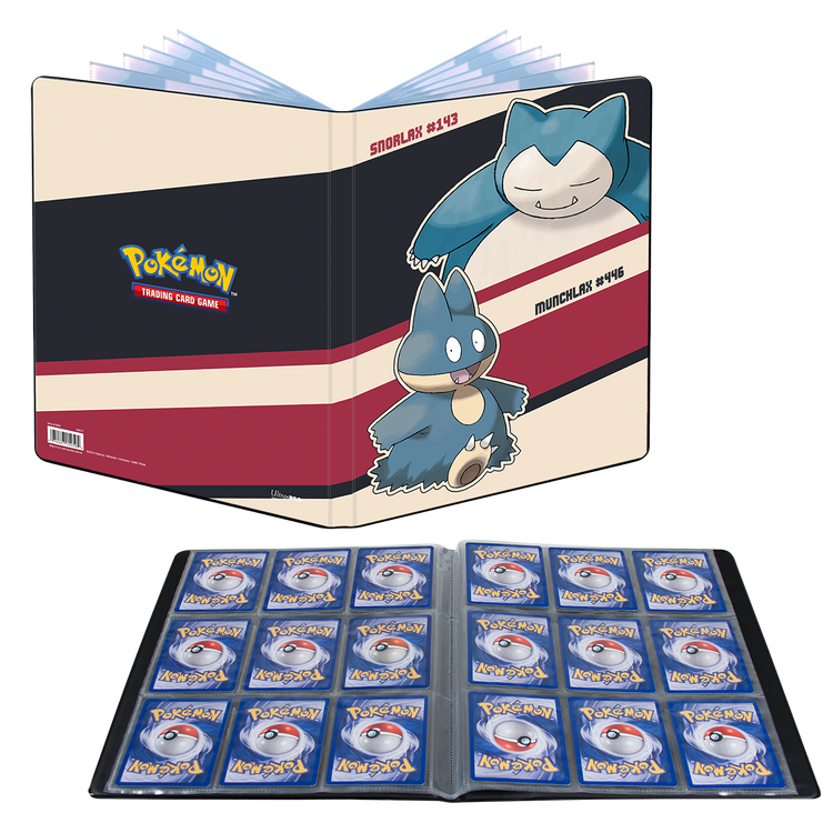 Ultra Pro Pokémon Snorlax and Munchlax 9-Pocket Portfolio