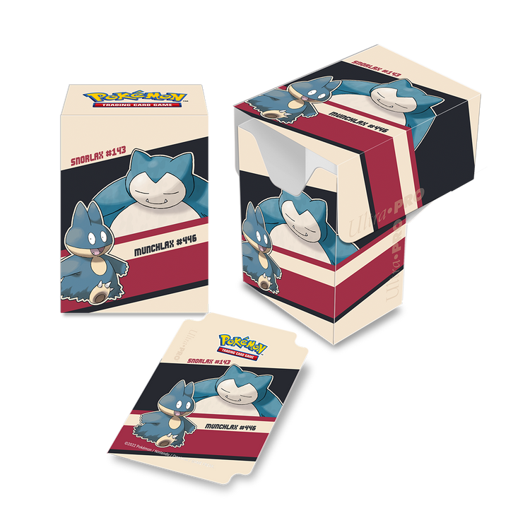 Ultra Pro Pokémon Snorlax and Munchlax Deck Box