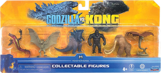 Monsterverse Godzilla vs. Kong: Collectable 6 Figure Set