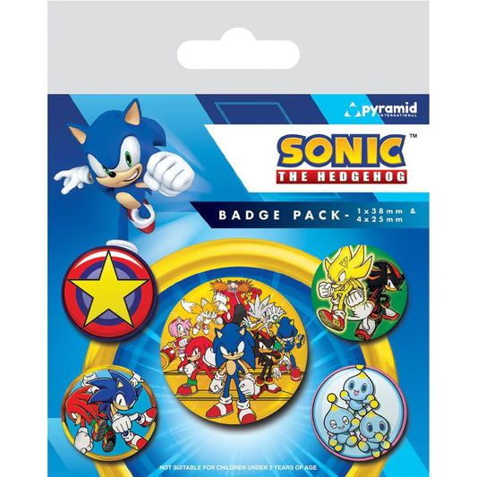 Sonic the Hedgehog (Speed Team) Badge Pack