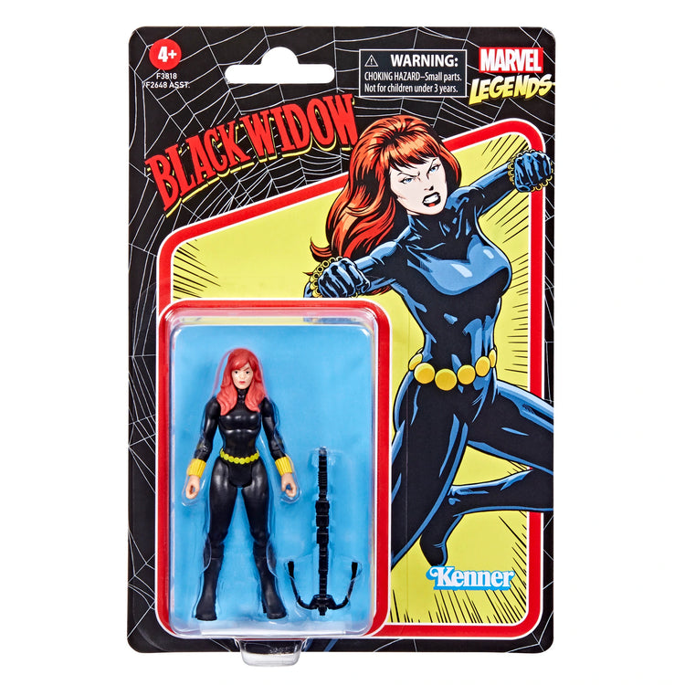 Black Widow Marvel Legends Retro Collection 3.75" Figure