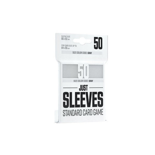 Gamegenic Just Sleeves: Standard Card Game Size - White (50)