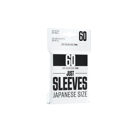 Gamegenic Just Sleeves: Japanese Size - Black (60)