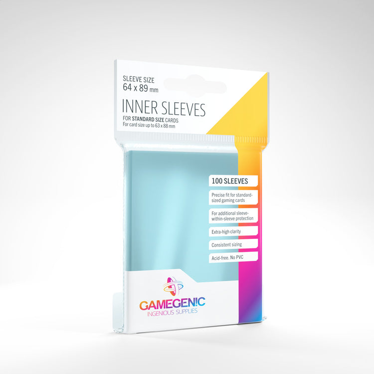 Gamegenic Inner Sleeves - Standard Size (100)